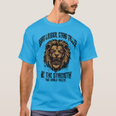 T-shirt Roar Louder Lion – Force de la nation (Devant)