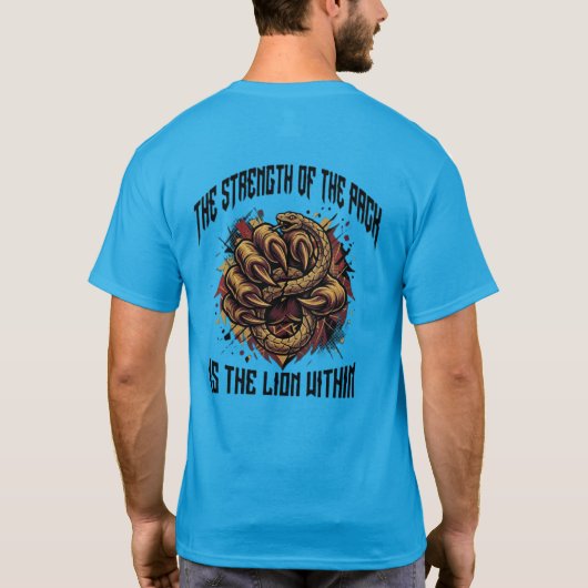 T-shirt Roar Louder Lion – Force de la nation (Dos)