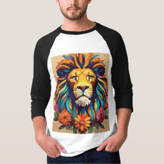 T-shirt Roar of the Wild : Majestic Lion Design