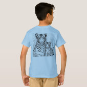 T-shirt Roar Together : Mom and Son Safari Adventure (Dos entier)