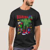 T-shirt Roaring Into 7th Grade Rex Lunettes de soleil Stud (Devant)