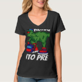 T-shirt Roaring into Pre K Dinosaur Rex Back to School Kid (Devant)