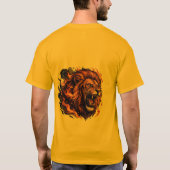 T-Shirt Roaring Lion – Graphisme de Puissance Féro (Dos)