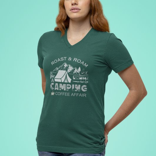 T-shirt Roast & Roam-A Camping Coffee Affair Design