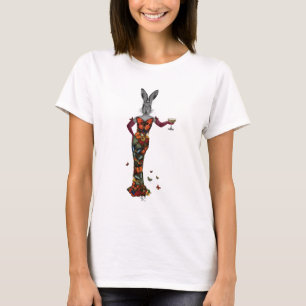T-shirt Robe 2 de papillon de lapin