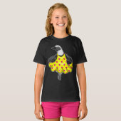 T-shirt Robe à pois de pingouin (Devant entier)