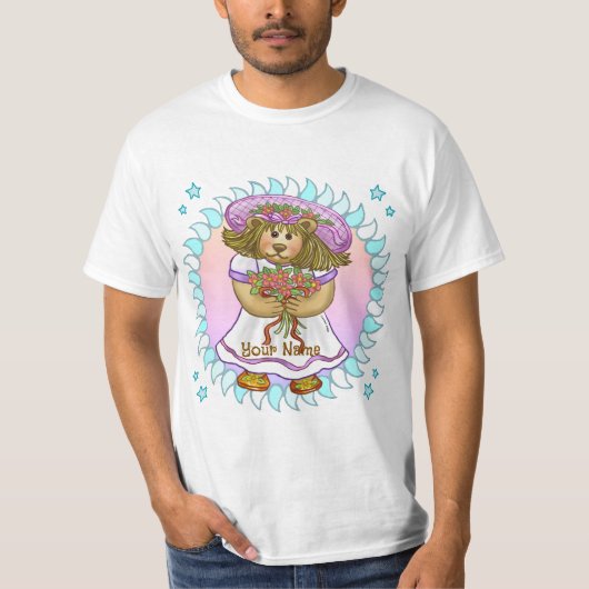 T-shirt Robe blanche Betsy Bear (Devant)