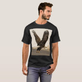 T-shirt Robe brodée d'aigle : (Devant entier)