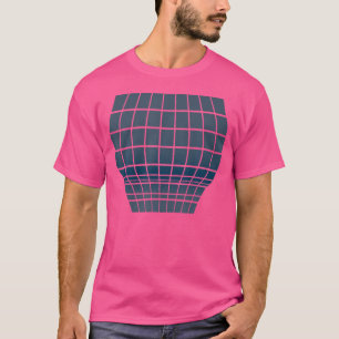 T-shirt Robe drôle à grande poitrine Illusion Optique 3D