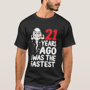 T-shirt Robe farce d'anniversaire 21 ans Il y a 21 ans j'é