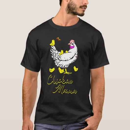 T-shirt Robe Mama Chicken pour mère (Devant)