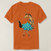 T-shirt Robe Pois Cheval (Design devant)