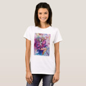 T-SHIRT ROBE ROSE MUSICALE (Devant entier)