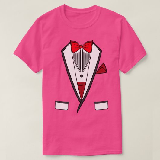 T-shirt Robe Tuxedo Bachelor Party (Design devant)