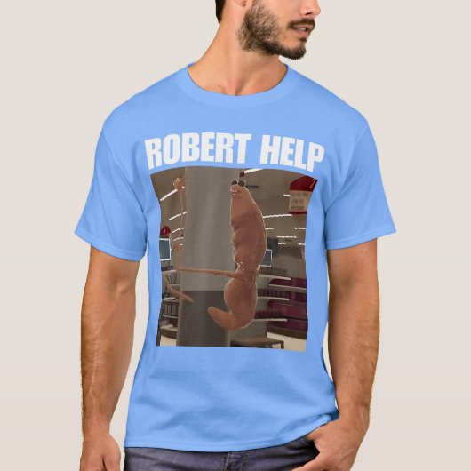 T-shirt Robert Aide Marcushe Ver vintage (Devant)