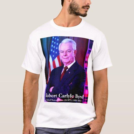 T-shirt Robert C. Byrd, sénateur Democratic de la Virginie (Devant)
