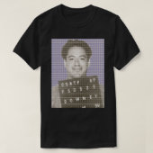 T-shirt Robert Downey Jr Mug Shot Violet (Design devant)