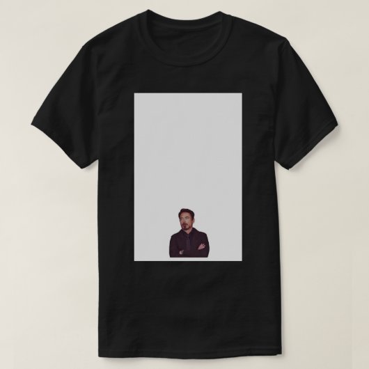 T-shirt robert downey jr oeil roll coque iphone (Design devant)