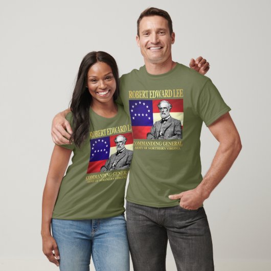 T-shirt Robert E Lee (Commandant général) (Unisexe)