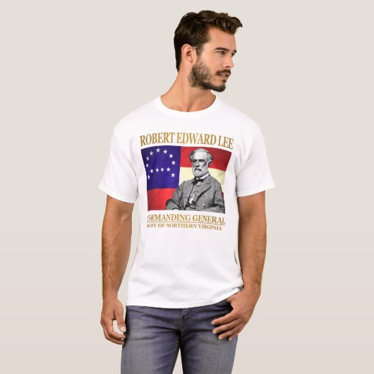 T-shirt Robert E Lee (Commandant général) (Devant entier)