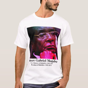 T-shirt Robert G. Mugabe, président du Zimbabwe