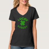 T-shirt Robert Irish Family St Patrick S Day Lucky Robe (Devant)