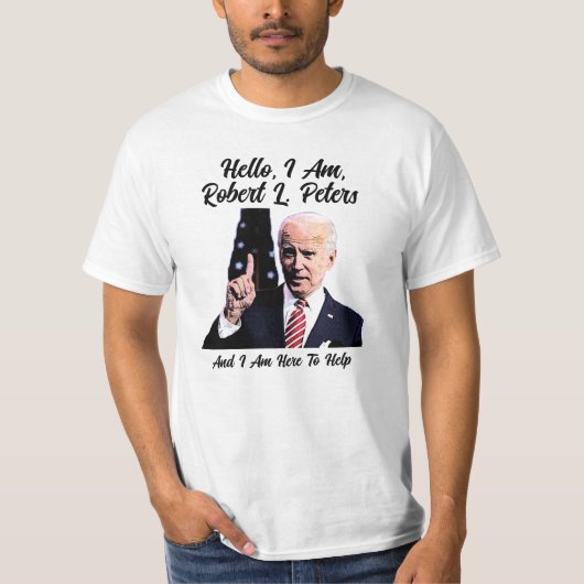 T-shirt Robert L. Peters (Devant)