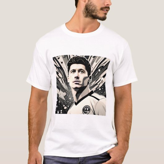 T-shirt Robert Lewandowski (Devant)