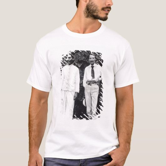 T-shirt Robert Louis Stevenson et son ami (Devant)