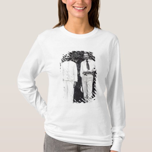 T-shirt Robert Louis Stevenson et son ami (Devant)