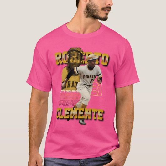 T-shirt Roberto Clemente No.21 Pittsburgh Fan Jersey (Devant)