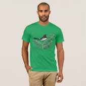 T-shirt Robin à tarte orientale (Devant entier)