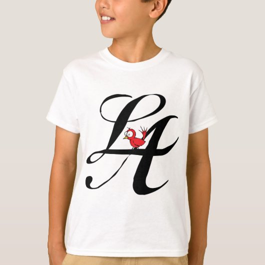 T-shirt Robin avec L.A. (Devant)