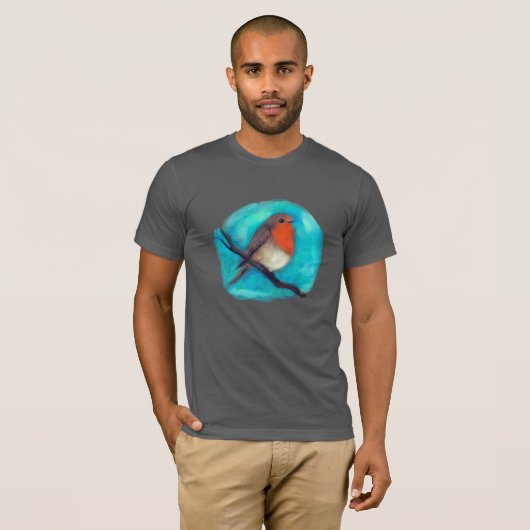 T-shirt Robin rouge (Devant entier)