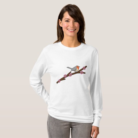T-shirt Robin sur Sakura (Devant entier)