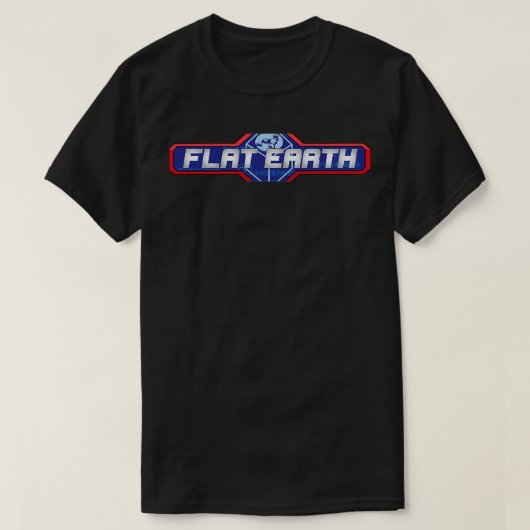 T-shirt Robo Personnalisé Flat Earth 2 (Design devant)