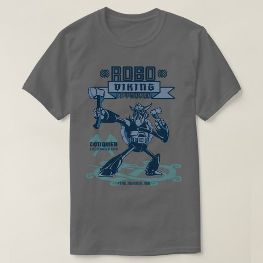 T-shirt Robo Viking Approuvé (Design devant)