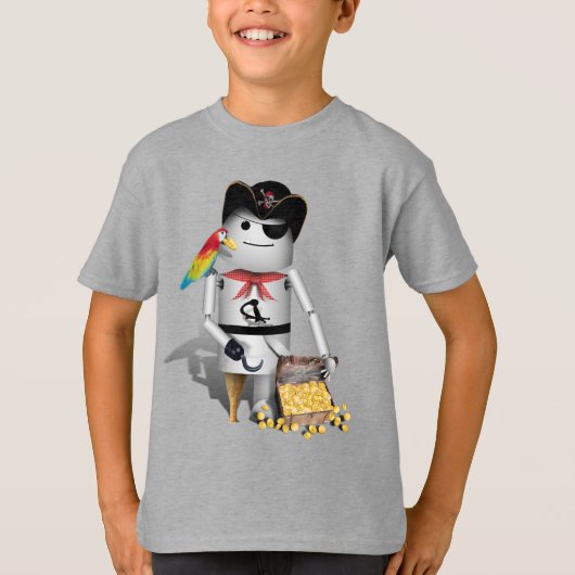 T-shirt Robo-x9 Petit pirate (Devant)