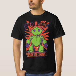 T-shirt Robo Zombie Fabriqué En Chine Tee