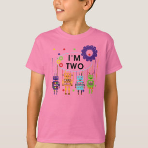 T-shirt Robot 2e chemises et cadeaux d'anniversaire