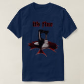 T-shirt Robot à fuite fluide (Design devant)