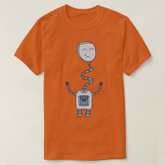 T-shirt Robot avec un long cou (Design devant)