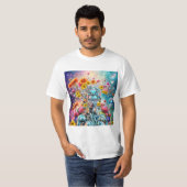 T-shirt Robot biologique (Devant entier)
