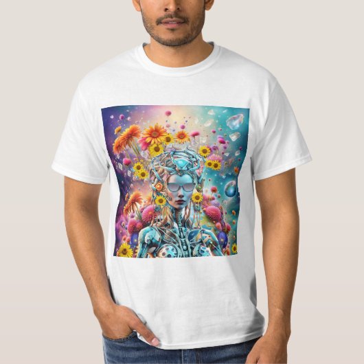 T-shirt Robot biologique (Devant)