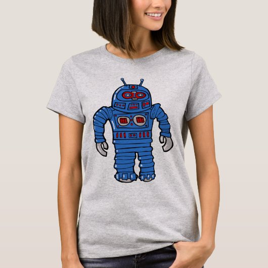 T-shirt Robot bleu (Devant)