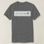 T-shirt robot captcha (Design devant)