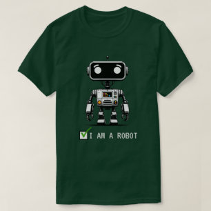 T-shirt Robot Captcha - Je suis un Robot