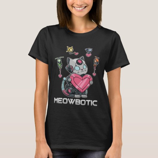 T-shirt Robot Chat dans Love Meowbotic pour un ingénieur r (Devant)