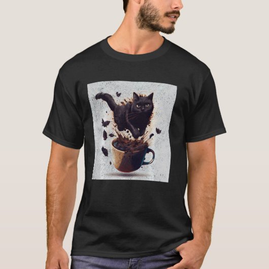 T-shirt Robot Chat Frites (Devant)