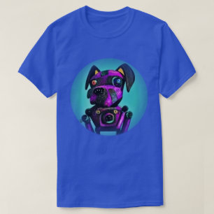 T-shirt robot chien